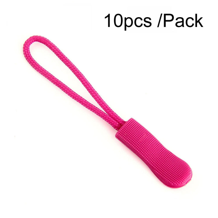 100pcs TPU Plastic Slider Zipper Cord Caterpillar Puller