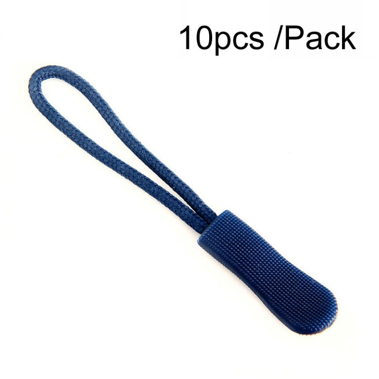 100pcs TPU Plastic Slider Zipper Cord Caterpillar Puller