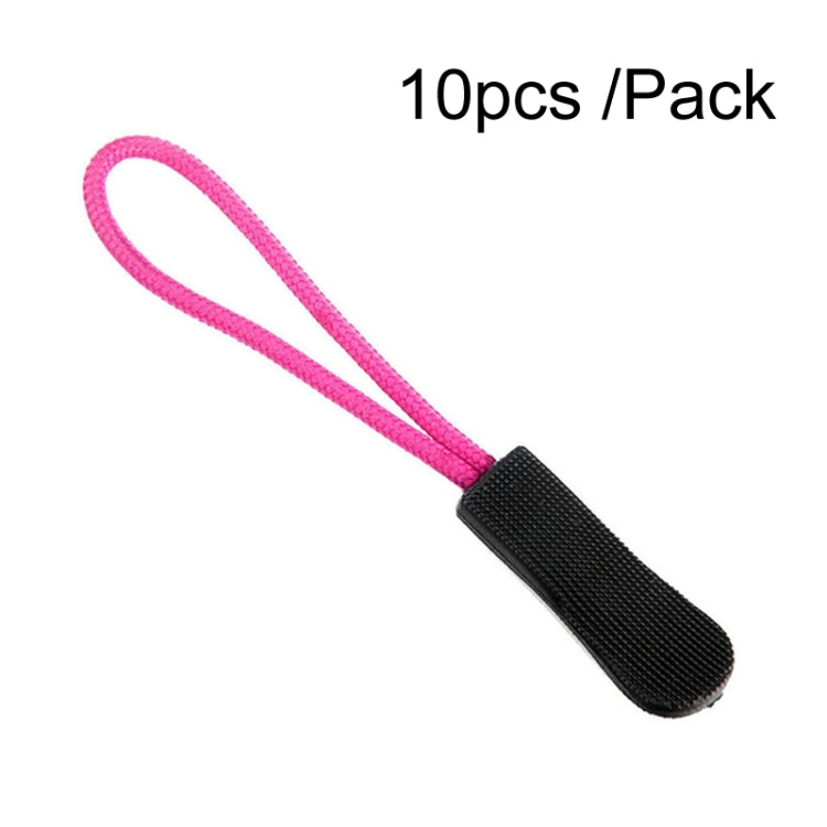 100pcs TPU Plastic Slider Zipper Cord Caterpillar Puller