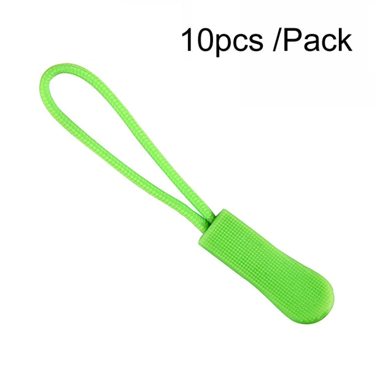 100pcs TPU Plastic Slider Zipper Cord Caterpillar Puller
