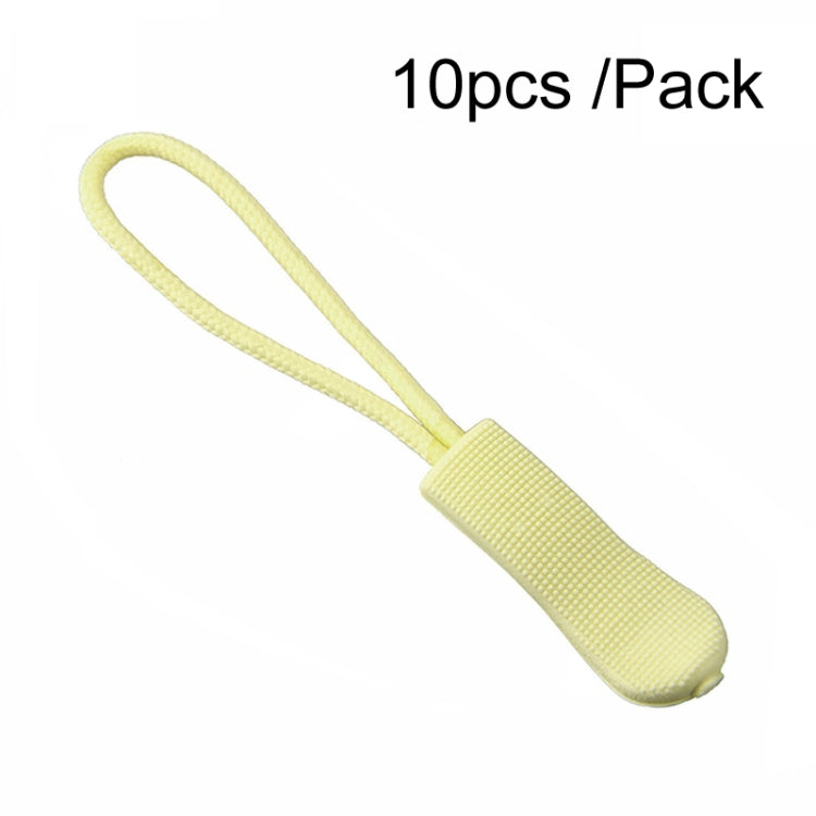 100pcs TPU Plastic Slider Zipper Cord Caterpillar Puller