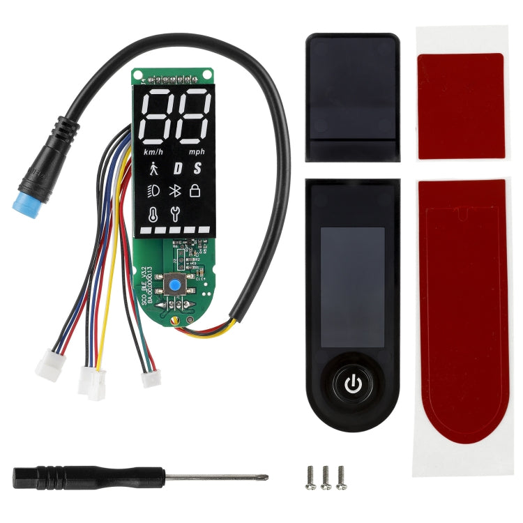 For Xiaomi Electric Scooter Pro/Pro 2/1S Four-Wire Double Brake Bluetooth Board Set, Spec: