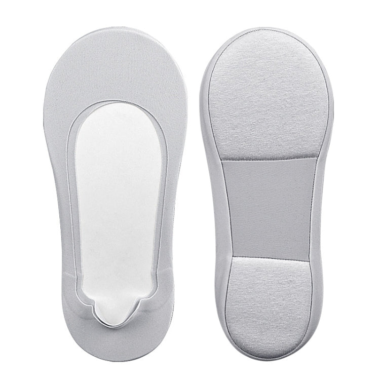 1pair Women Foot Arch Invisible Shallow Boat Socks Shock-absorbing Low-top Socks