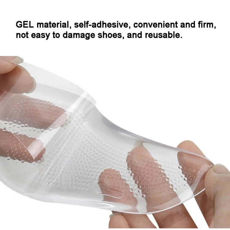 1pair Flat Feet Arch Support Shoe Insoles Adhesive Reusable Arch Cushions, Size: