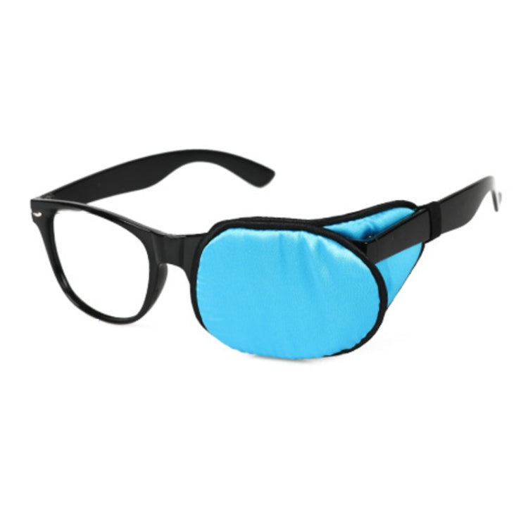 Children Silk Blackout Monocular Strabismus Training Corrective Eye Mask, Color: