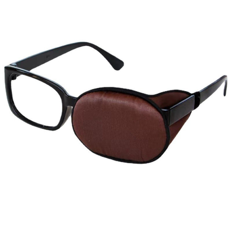Children Silk Blackout Monocular Strabismus Training Corrective Eye Mask, Color: