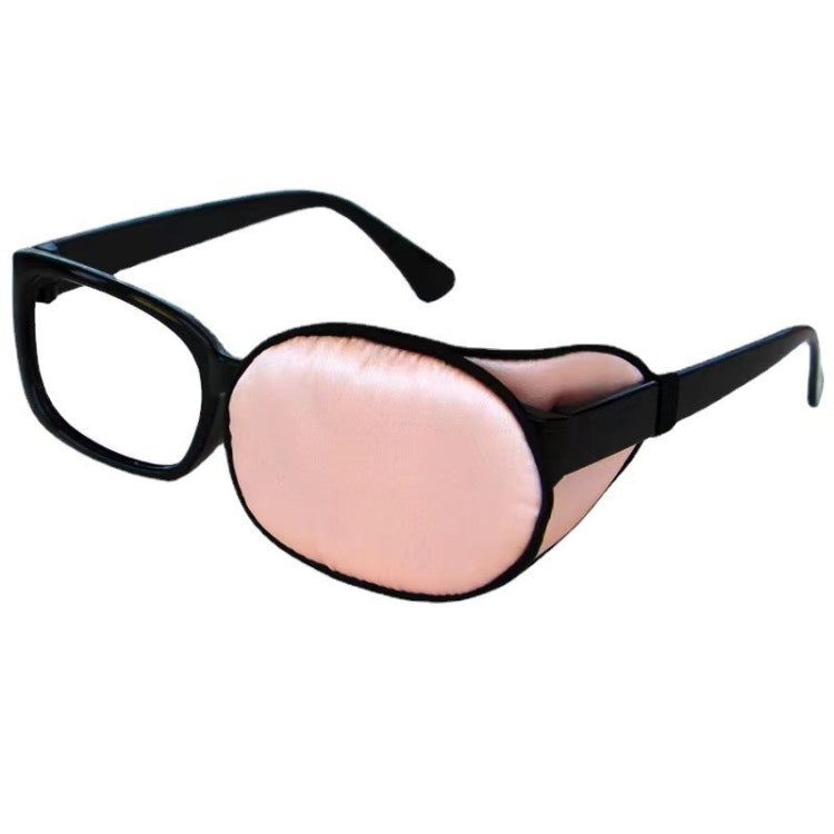 Children Silk Blackout Monocular Strabismus Training Corrective Eye Mask, Color: