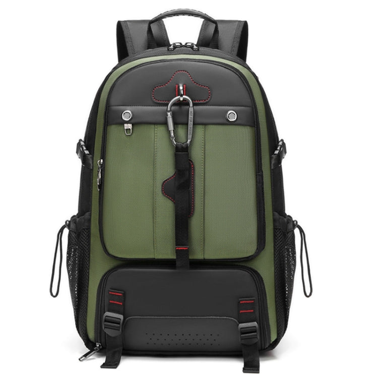 Large-capacity Expandable Shoe Compartment Backpack Camping Travel Bag with USB Port, Size: