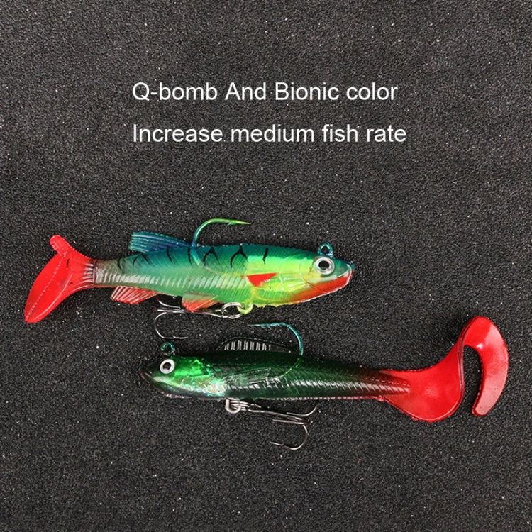 10pcs Roadrunner Soft Lures Leadheads Luminous Lures