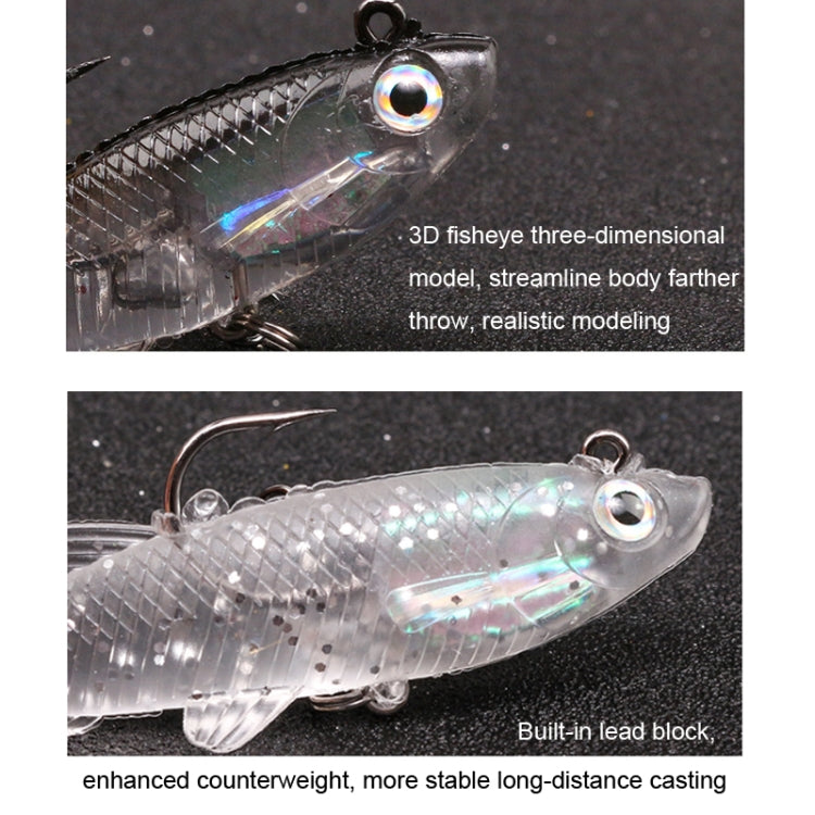 10pcs Roadrunner Soft Lures Leadheads Luminous Lures