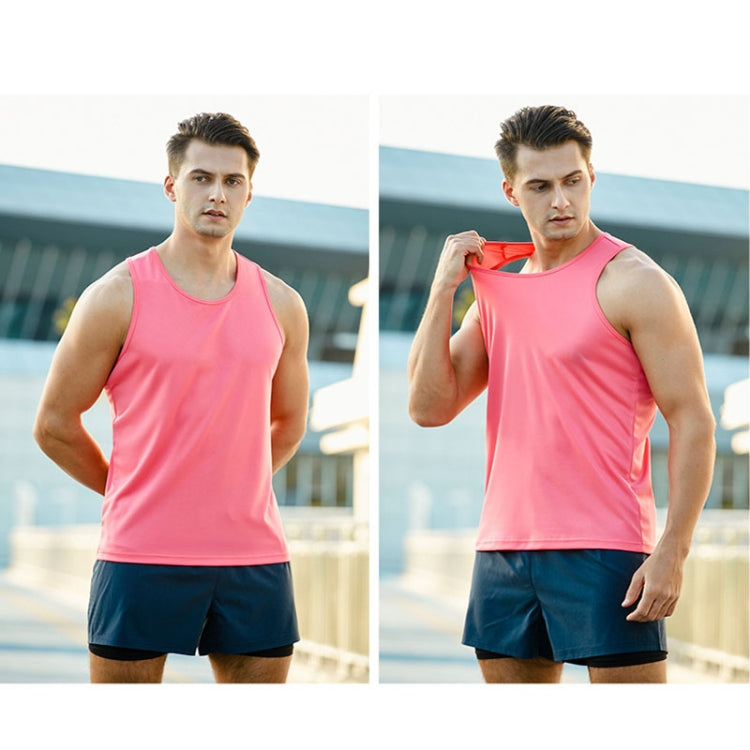 H-Shape Summer Men Sports Vest Casual Breathable Quick-drying Outdoor Running Vest, Size: