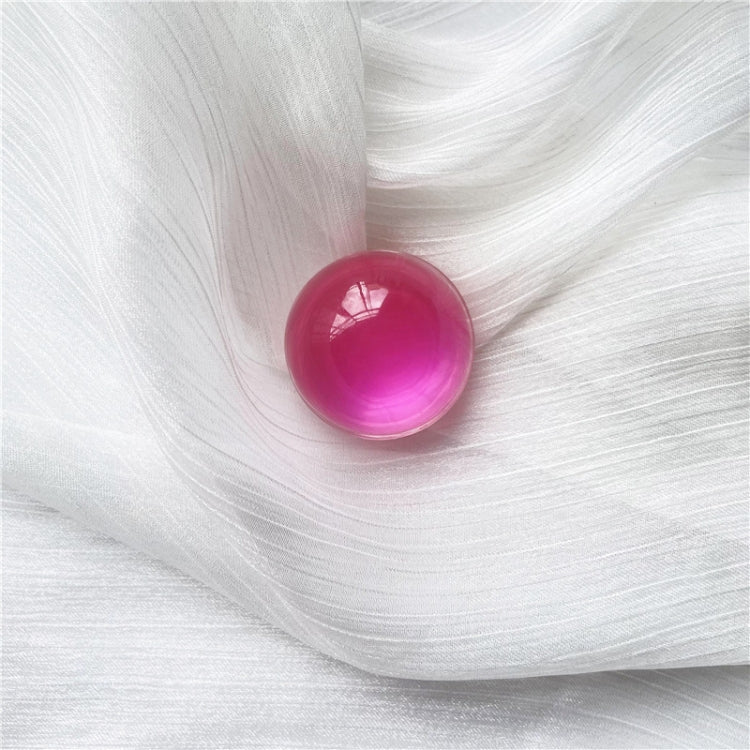 3pcs Transparent Solid Color Phone Airbag Epoxy Crystal Ball Telescopic Ring Holder