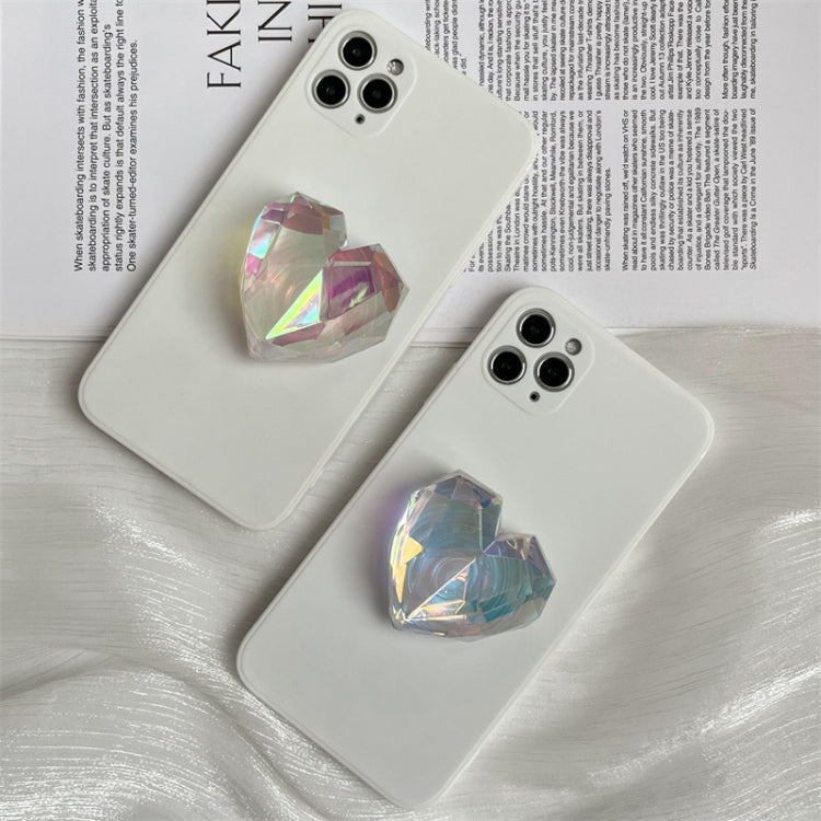 2pcs 3D Loving Heart Airbag Bracket Desktop Support Finger Ring Clasp Cell Phone Holder