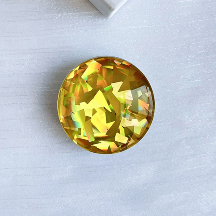 5pcs Gradient Crystal Ball Airbag Support Desktop Support Can Retractable Back Paste Phone Bracket