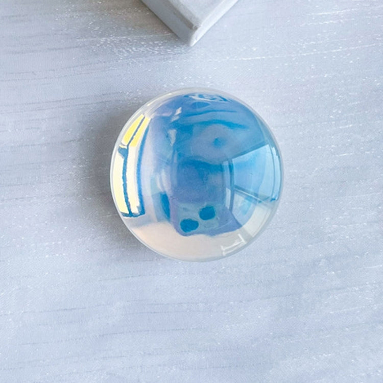 5pcs Gradient Crystal Ball Airbag Support Desktop Support Can Retractable Back Paste Phone Bracket