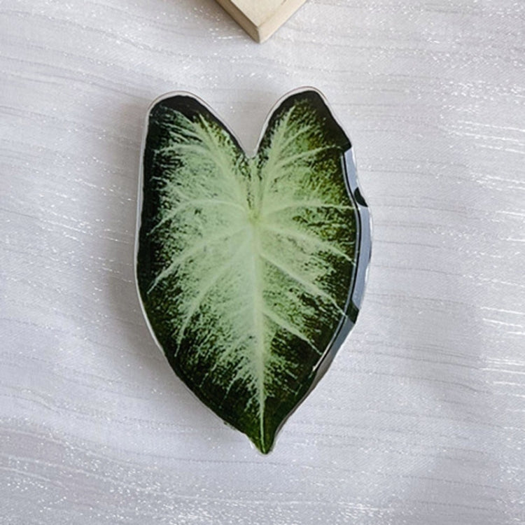 5pcs Alien Acali Simulation Leaf Airbag Support Desktop Can Retractable Back Paste Dripping Phone Bracket