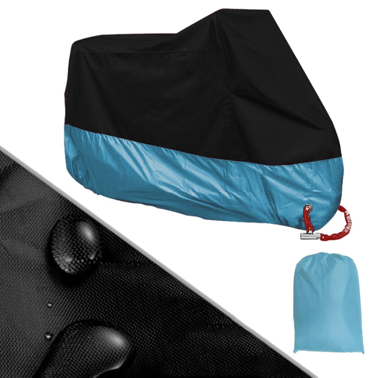 190T Motorcycle Rain Covers Dustproof Rain UV Resistant Dust Prevention Covers, Size: