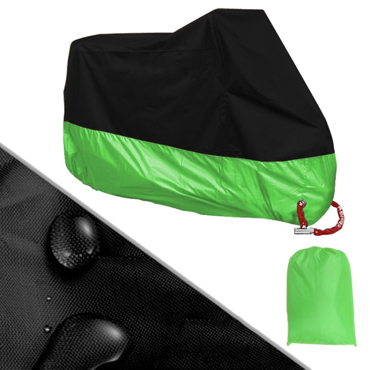 190T Motorcycle Rain Covers Dustproof Rain UV Resistant Dust Prevention Covers, Size: