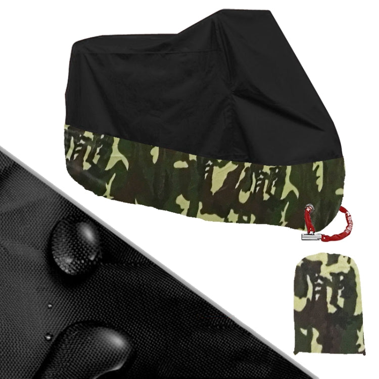 190T Motorcycle Rain Covers Dustproof Rain UV Resistant Dust Prevention Covers, Size: