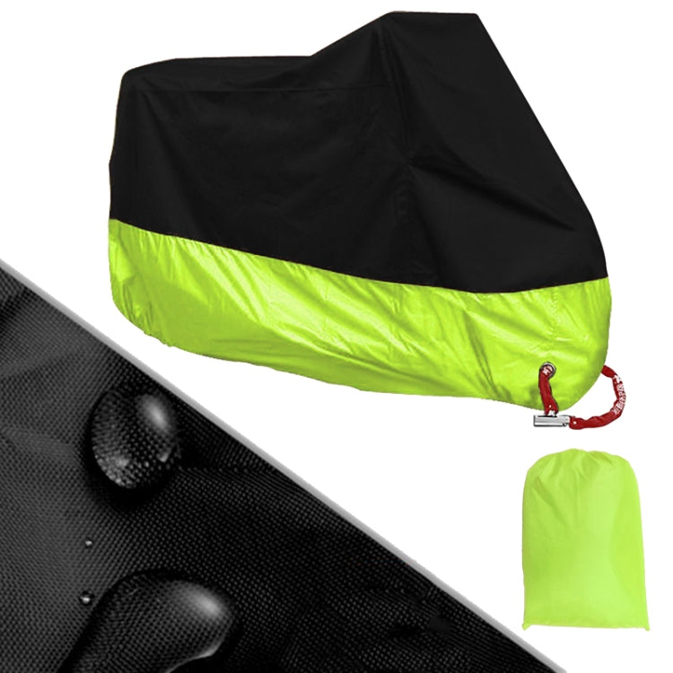 190T Motorcycle Rain Covers Dustproof Rain UV Resistant Dust Prevention Covers, Size: