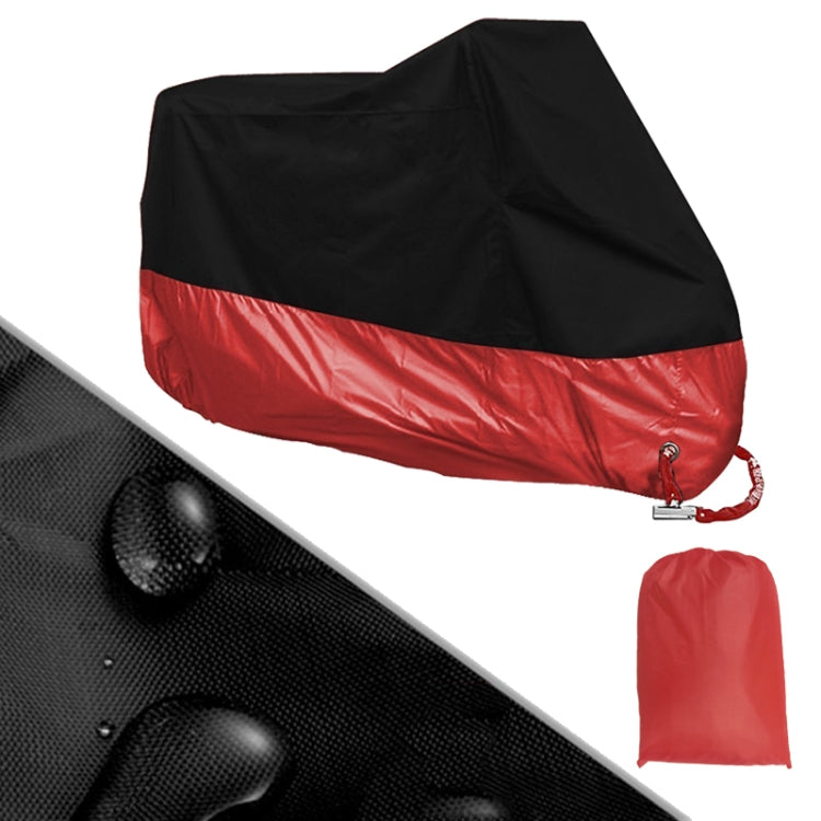 190T Motorcycle Rain Covers Dustproof Rain UV Resistant Dust Prevention Covers, Size:
