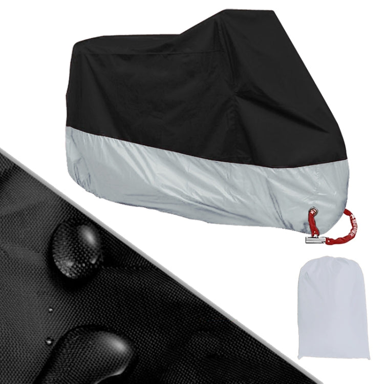190T Motorcycle Rain Covers Dustproof Rain UV Resistant Dust Prevention Covers, Size: