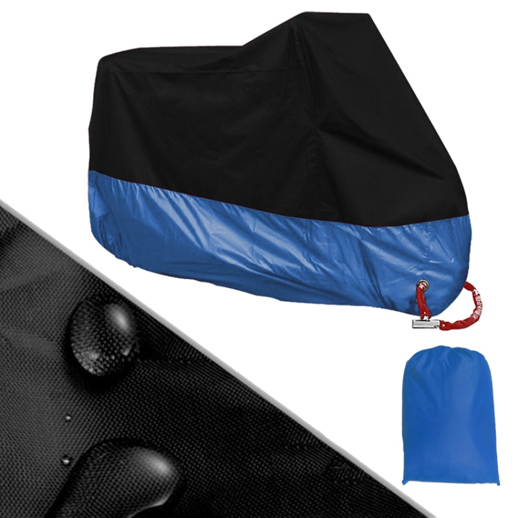 190T Motorcycle Rain Covers Dustproof Rain UV Resistant Dust Prevention Covers, Size: