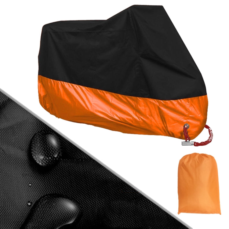 190T Motorcycle Rain Covers Dustproof Rain UV Resistant Dust Prevention Covers, Size:
