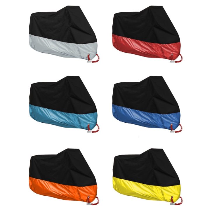190T Motorcycle Rain Covers Dustproof Rain UV Resistant Dust Prevention Covers, Size: