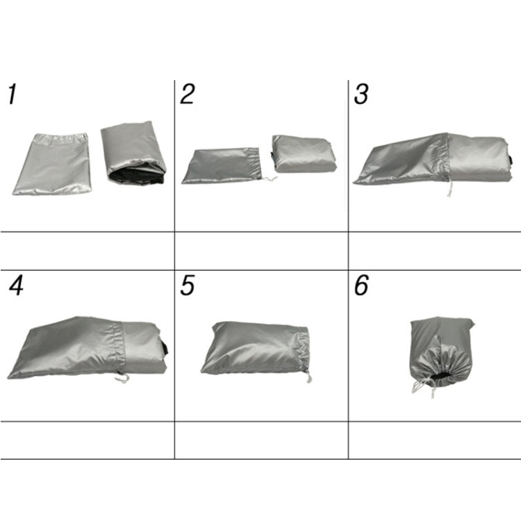 190T Motorcycle Rain Covers Dustproof Rain UV Resistant Dust Prevention Covers, Size: