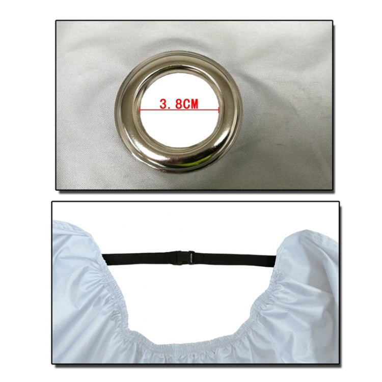 190T Motorcycle Rain Covers Dustproof Rain UV Resistant Dust Prevention Covers, Size: