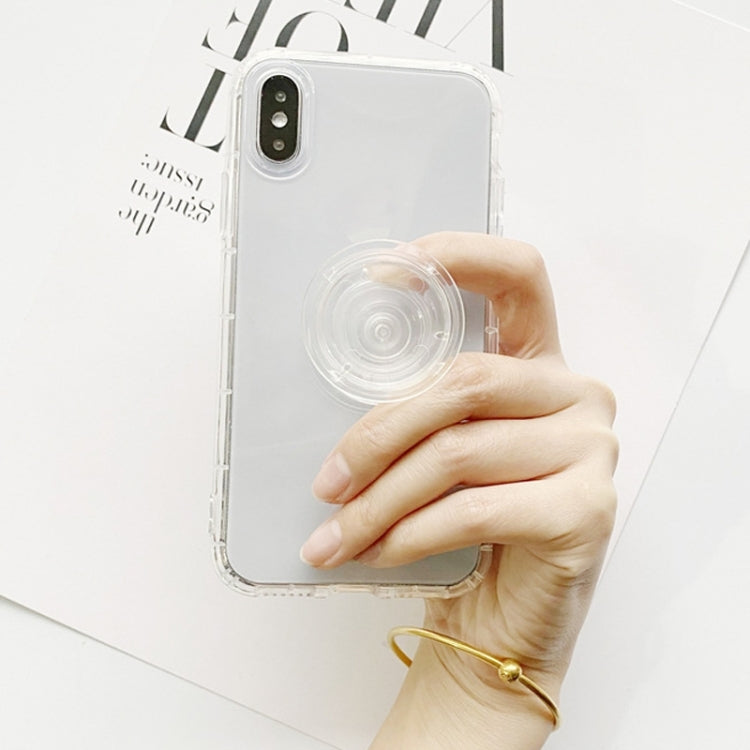 10pcs Retractable Desktop Cell Phone Airbag Stand(Transparent)