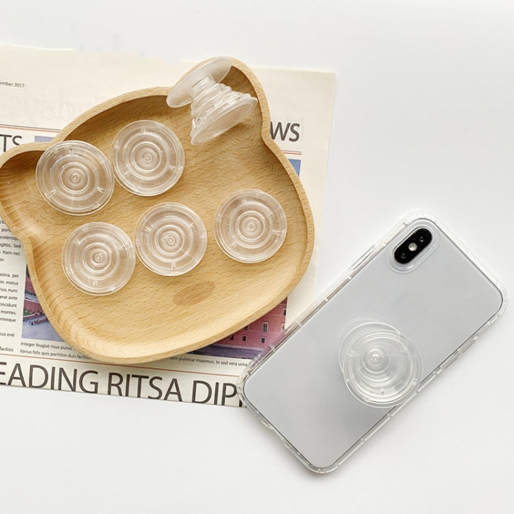 10pcs Retractable Desktop Cell Phone Airbag Stand(Transparent)