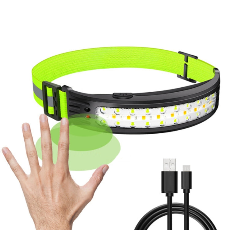 Portable Outdoor Camping Strong Light Rechargeable Warning Headlamp, Model: