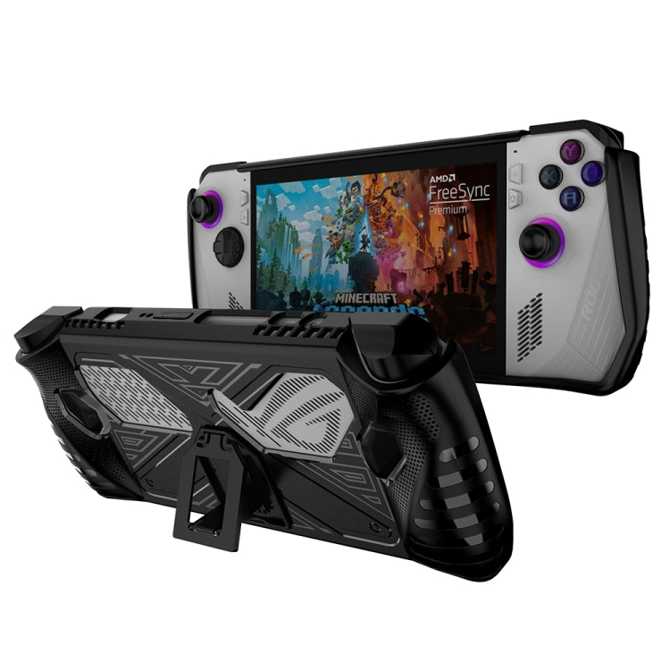 For Asus ROG Ally Game Console TPU Soft Cover With Holder Bracket