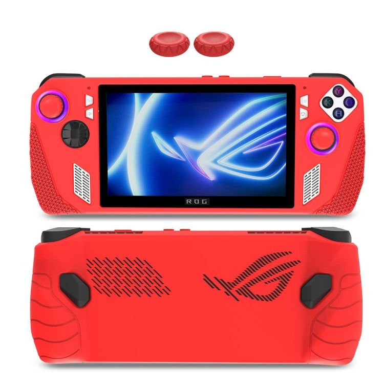 For ASUS Rog Ally Gaming Console Multicolor Silicone Case With 2 Button Caps
