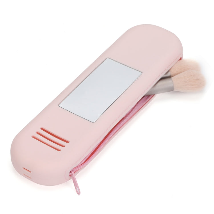 Travel Makeup Brush Holder Silicone Cosmetic Brush Organizer Bag Storage Box Without Lanyard