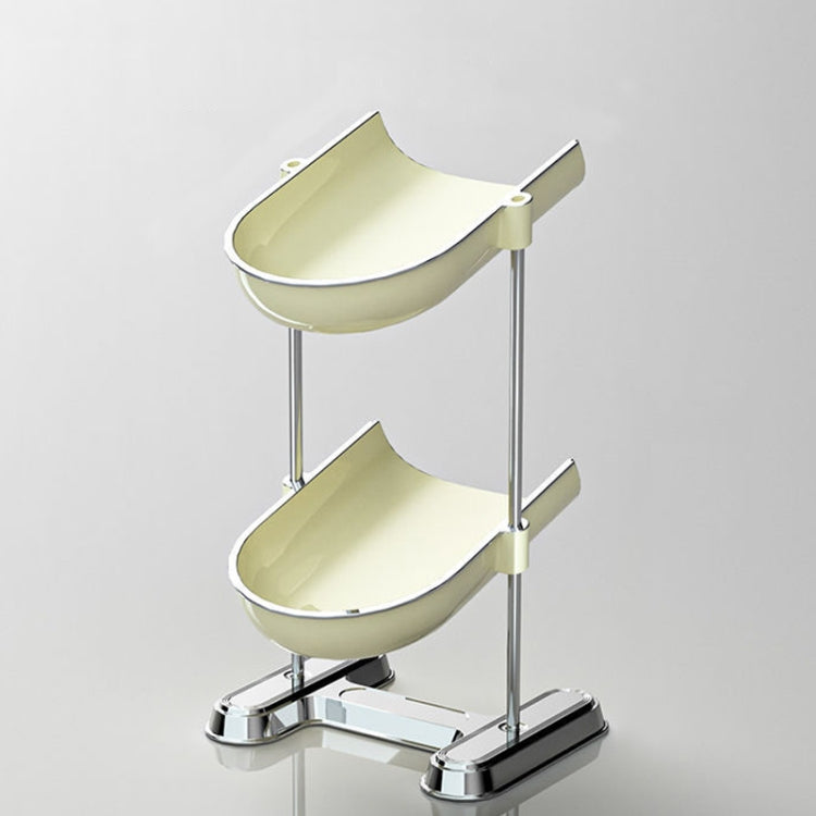 Household Soap Drain Box Bathroom No-Punch Shelves, Color: