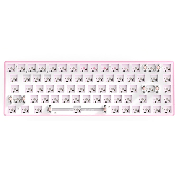 Dual-mode Bluetooth/Wireless Customized Hot Swap Mechanical Keyboard Kit, Color: