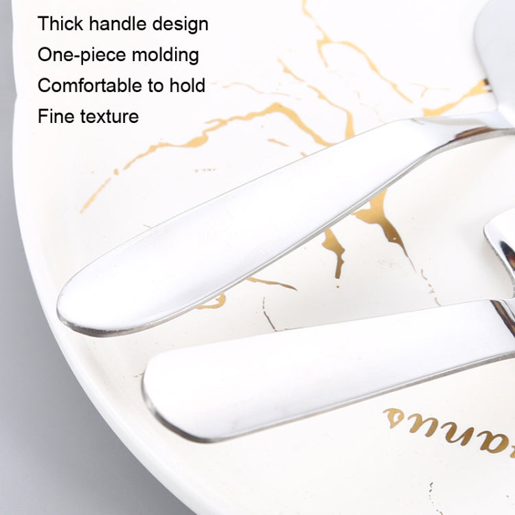 16pcs/set Stainless Steel Cake Knife Fork Set Cake Spoon Moon Cake Knife Fork