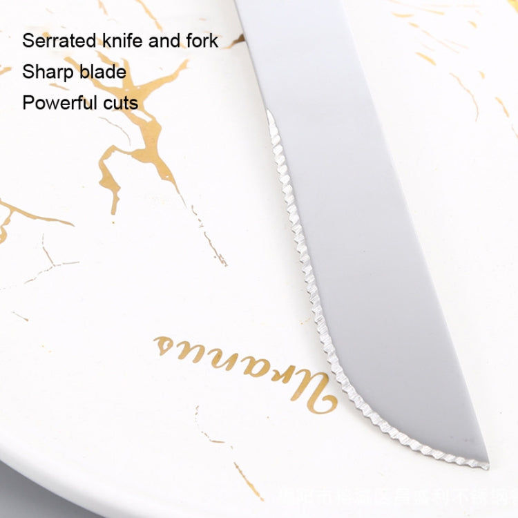 16pcs/set Stainless Steel Cake Knife Fork Set Cake Spoon Moon Cake Knife Fork