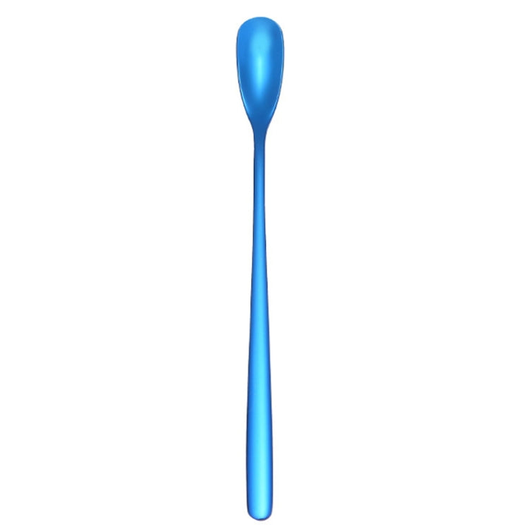 15cm 304 Stainless Steel Spoon Coffee Square Head Spoon Long Handle Mixing Spoon, Color: