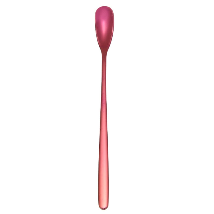 15cm 304 Stainless Steel Spoon Coffee Square Head Spoon Long Handle Mixing Spoon, Color: