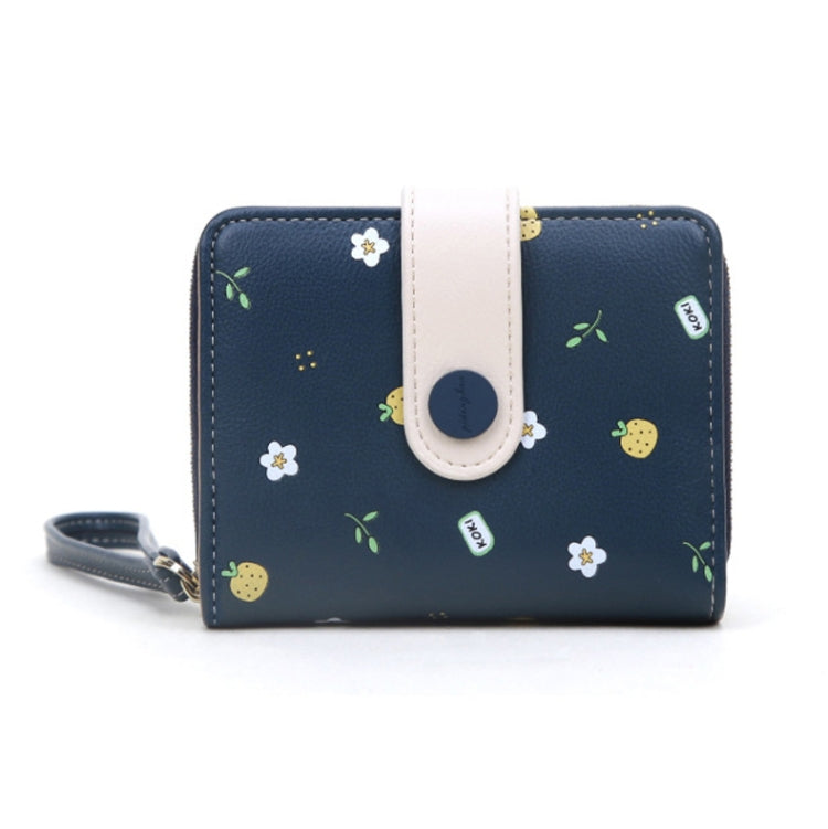 PU Leather Short Wallet Cute Printed Coin Purse