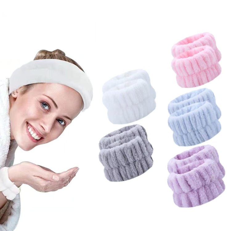 10pcs Washing Anti-humidity Washing Face Wrist Strap Sports Sweat-wiping Bracelet Sweat-absorbing Sleeve