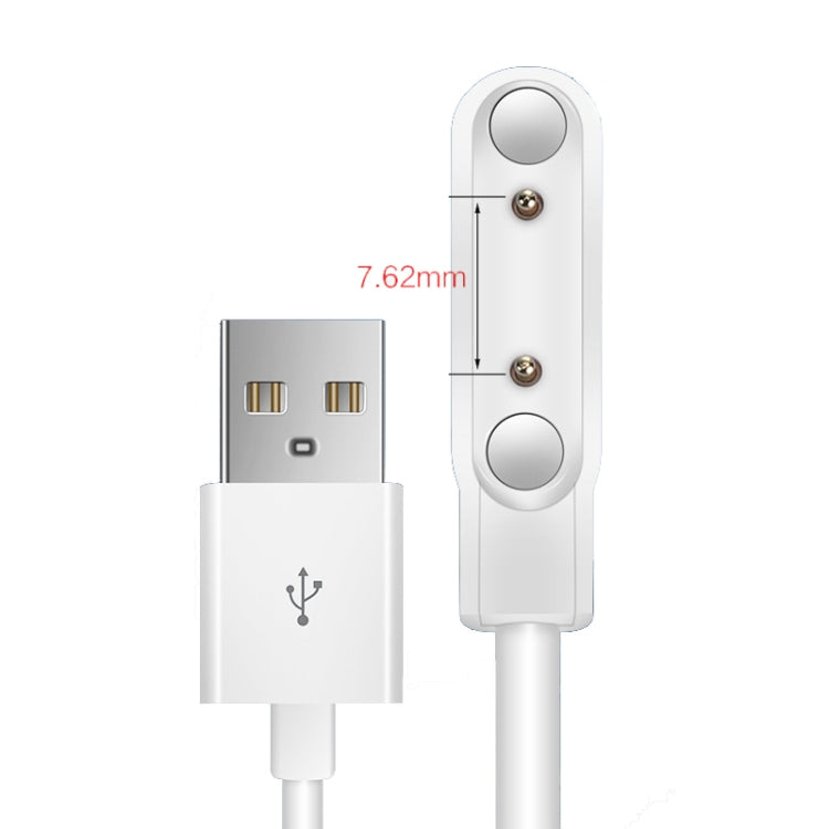 7.62mm 2Pin Universal  Smart Watch Charging Cable Magnetic Suction Interface Cable
