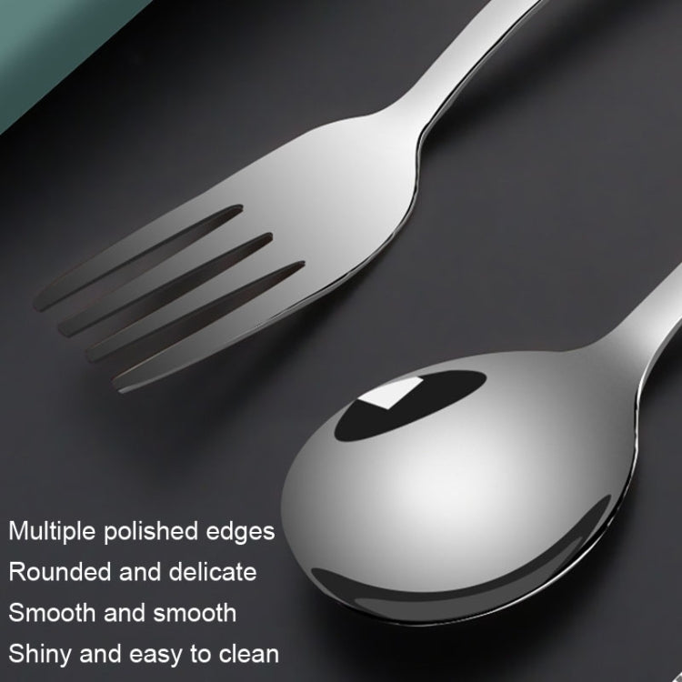 2pcs/set 316 Stainless Steel Portable Tableware Drawing Spoon Chopsticks