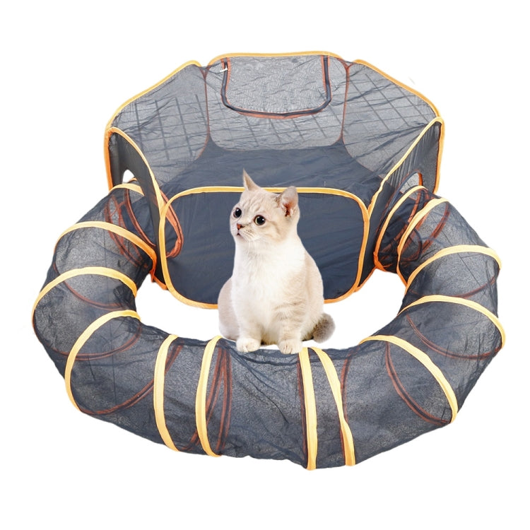 Cat Nest  HexagonTunnel + U-shaped Tunnel Combination Set Folding Pet House