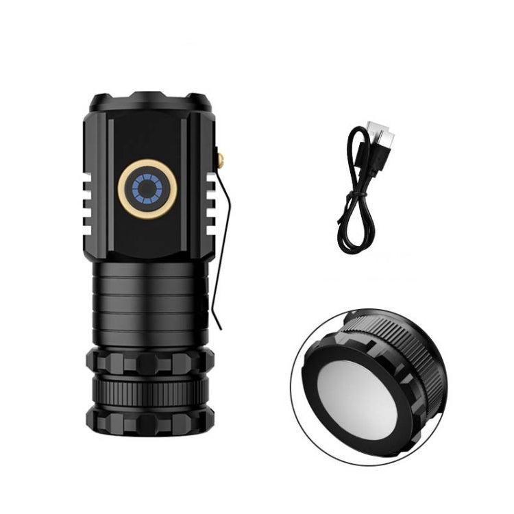 3 LED Mini Flashlight Rechargeable Waterproof 2000LM Super Bright Torch, Spec:  Tail