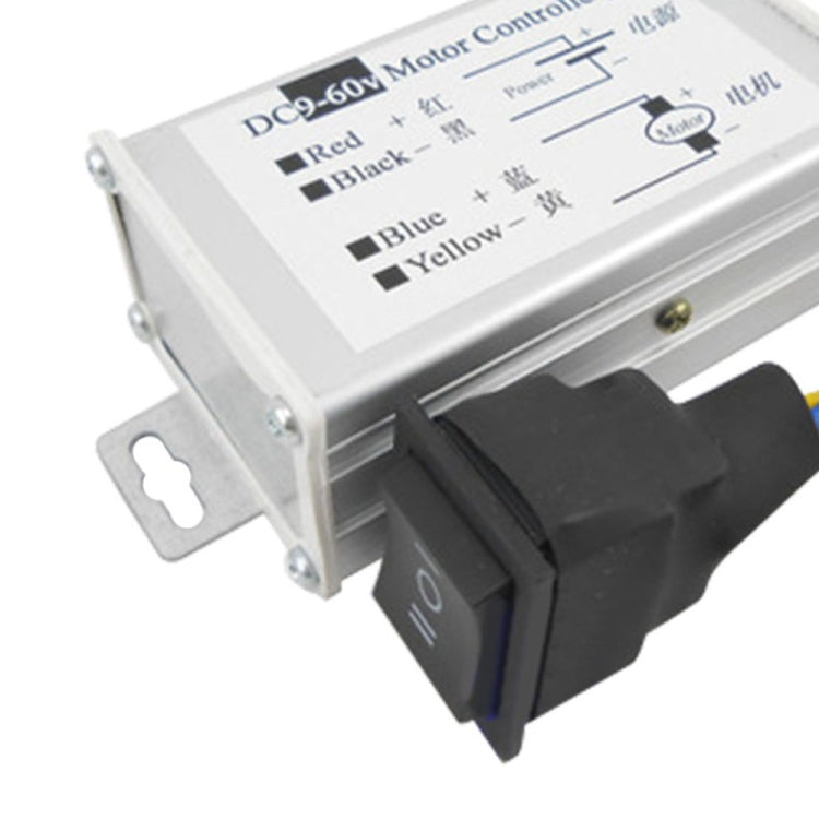 20A Forward And Reverse DC Speed Regulator 9-60V Pulse Wide Motor Driver PWM Control Board(With Switch)